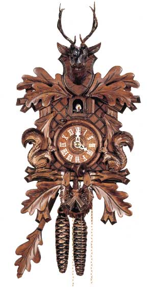hunter style cuckoo clock